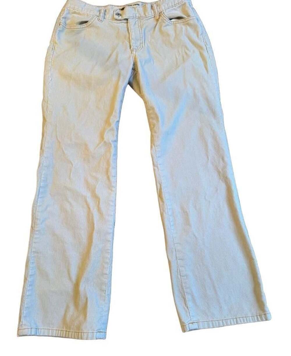 Y2K Gap Low Rise Capri Size 8 Beige Corduroy Stretch Pants h1500